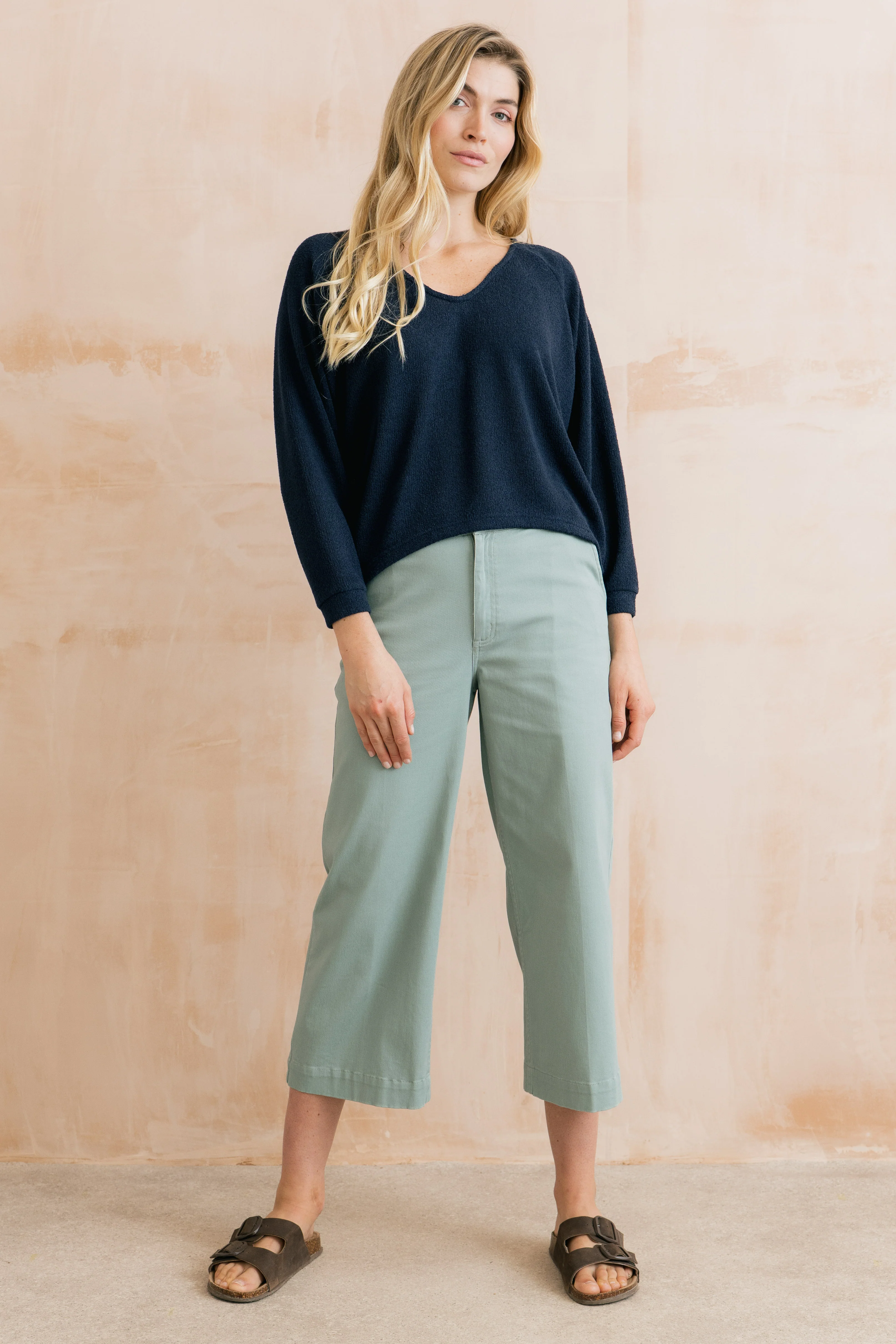 Rewilding Batwing Jumper Navy - Image 5