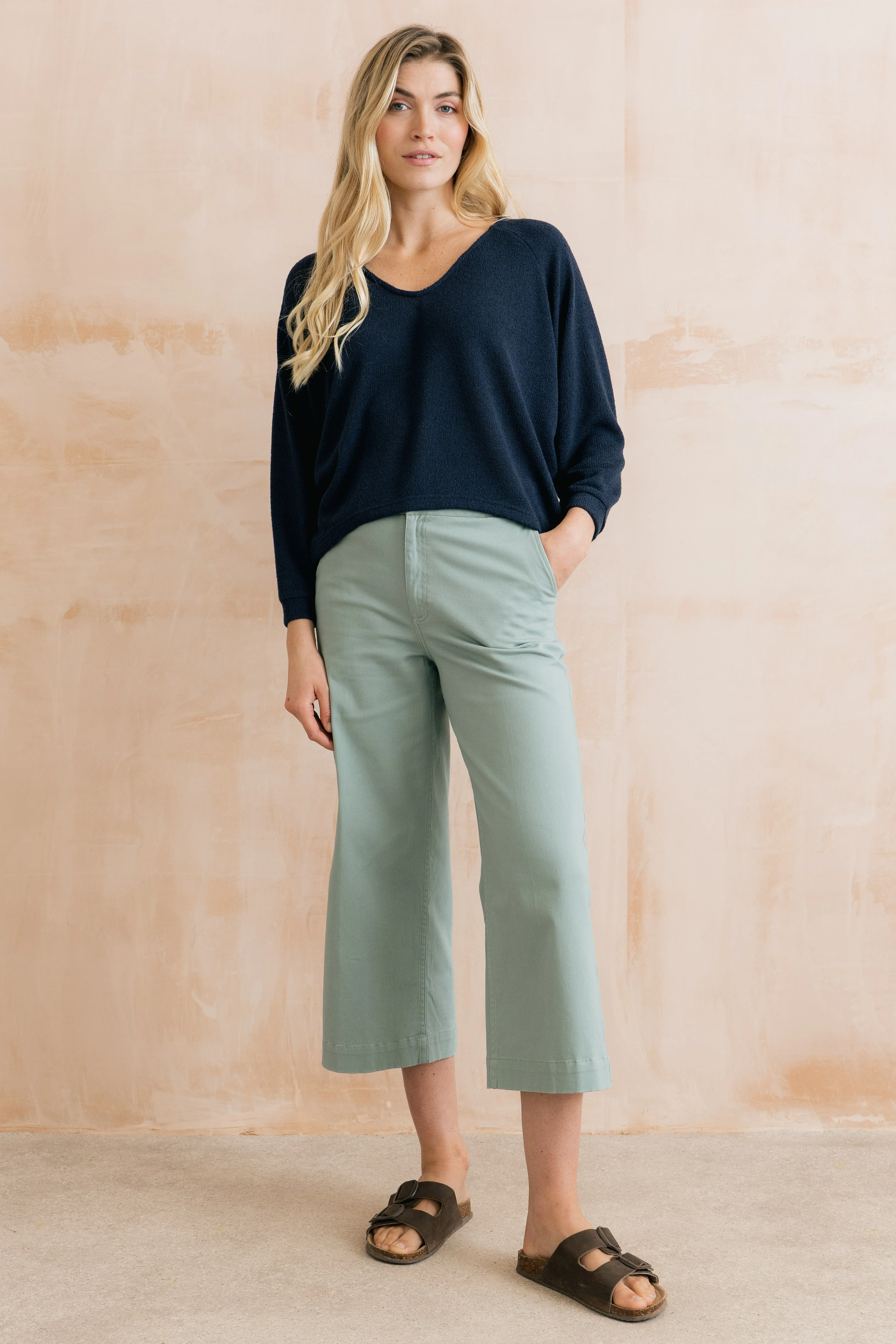 Rewilding Batwing Jumper Navy - Image 7