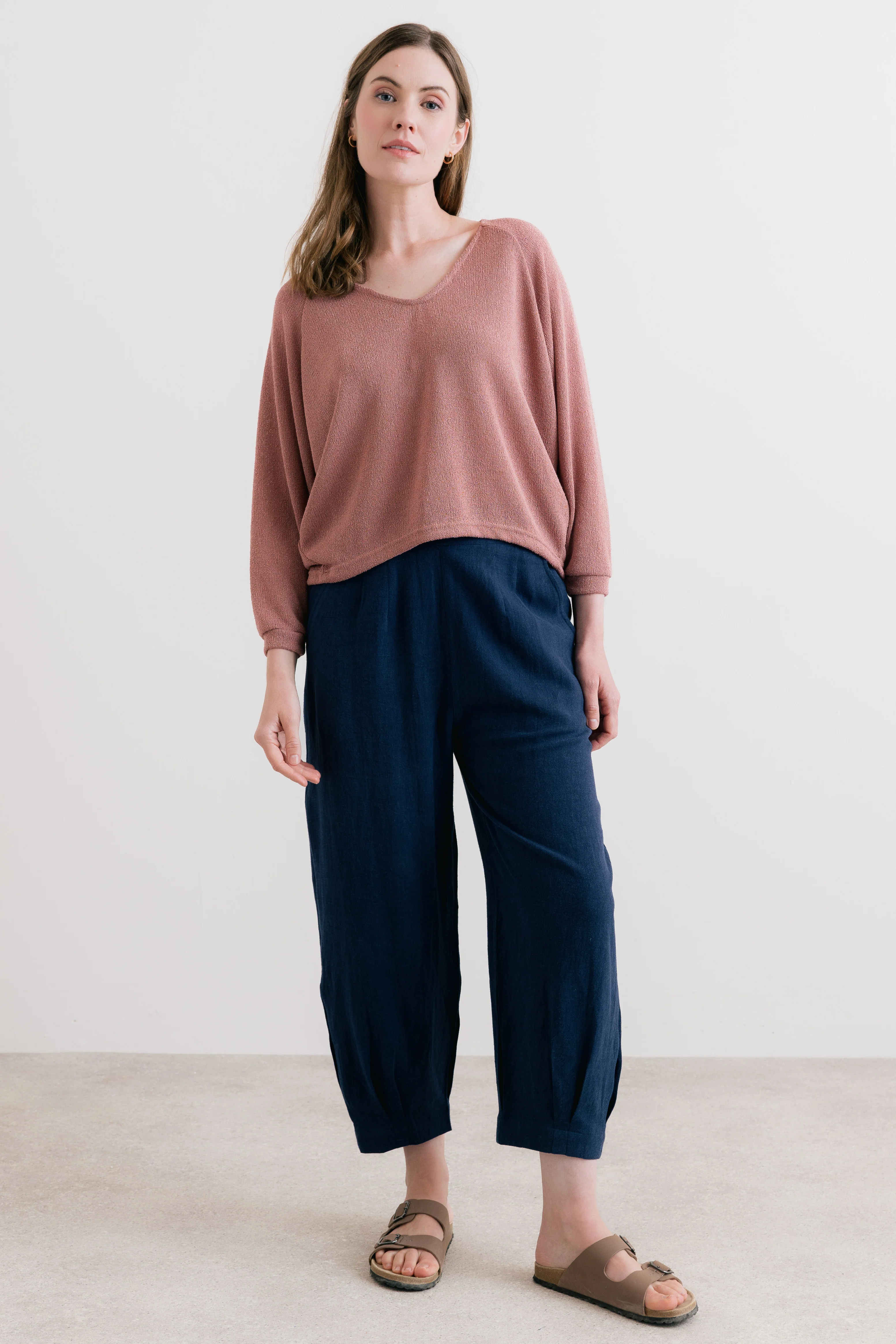 Rewilding Batwing Jumper Soft Pink - Image 6