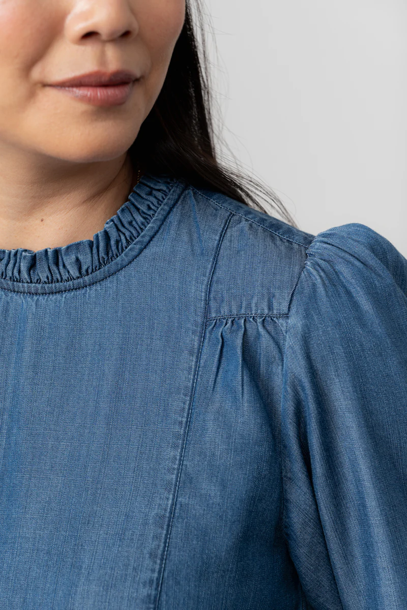 Rosewood Tencel™ Denim Top - Image 4