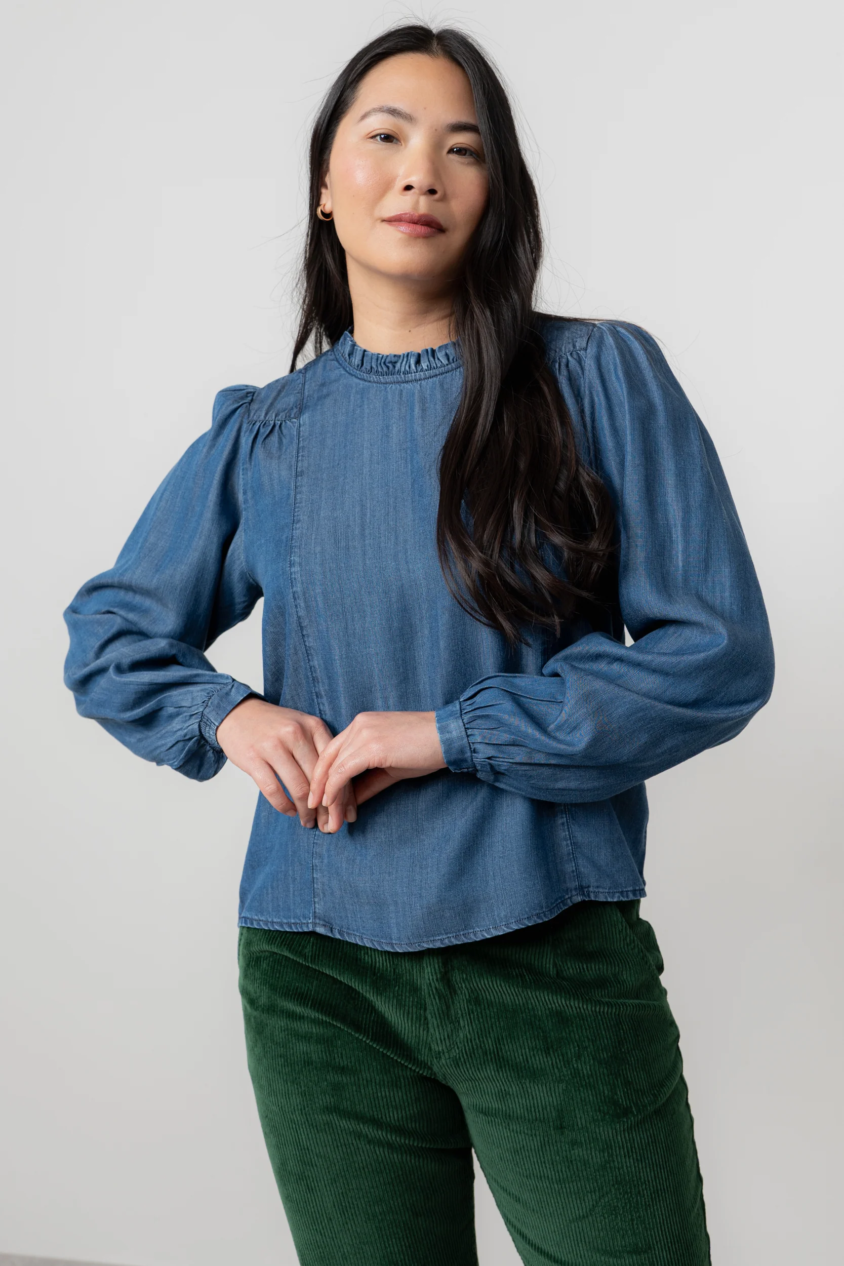 Rosewood Tencel™ Denim Top - Image 6