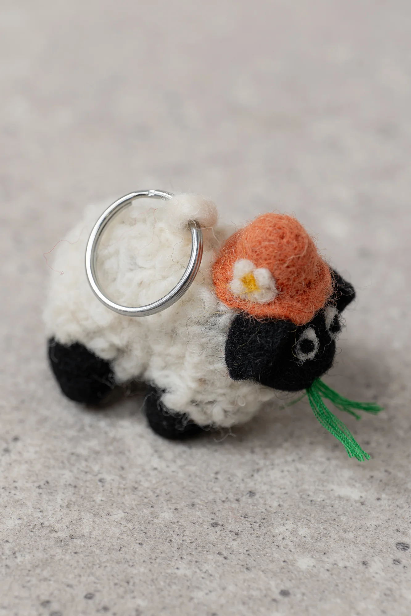 Saffy Sheep Felt Keyring Assorted