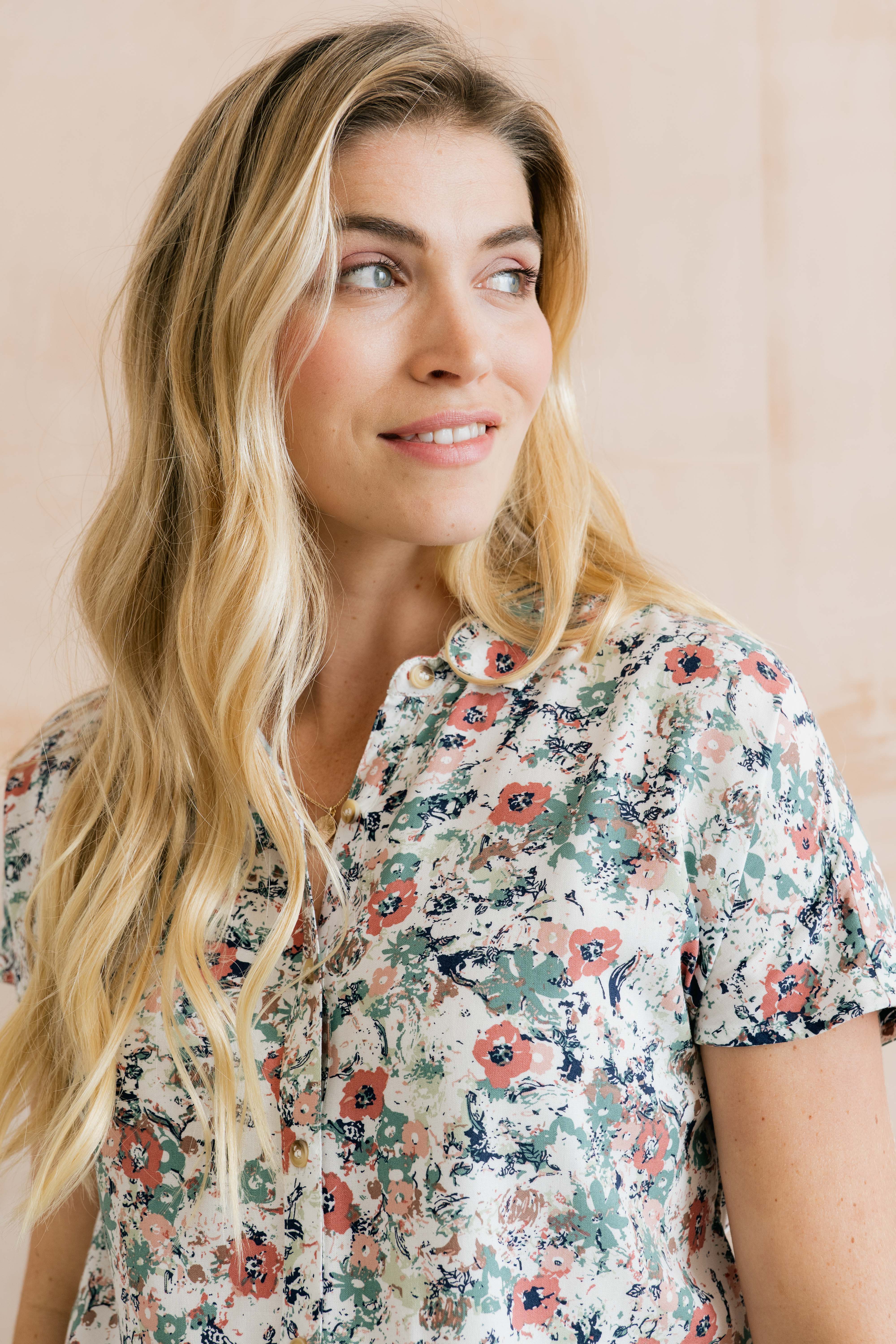 Saltgrass Printed Shirt Ecru - Image 2