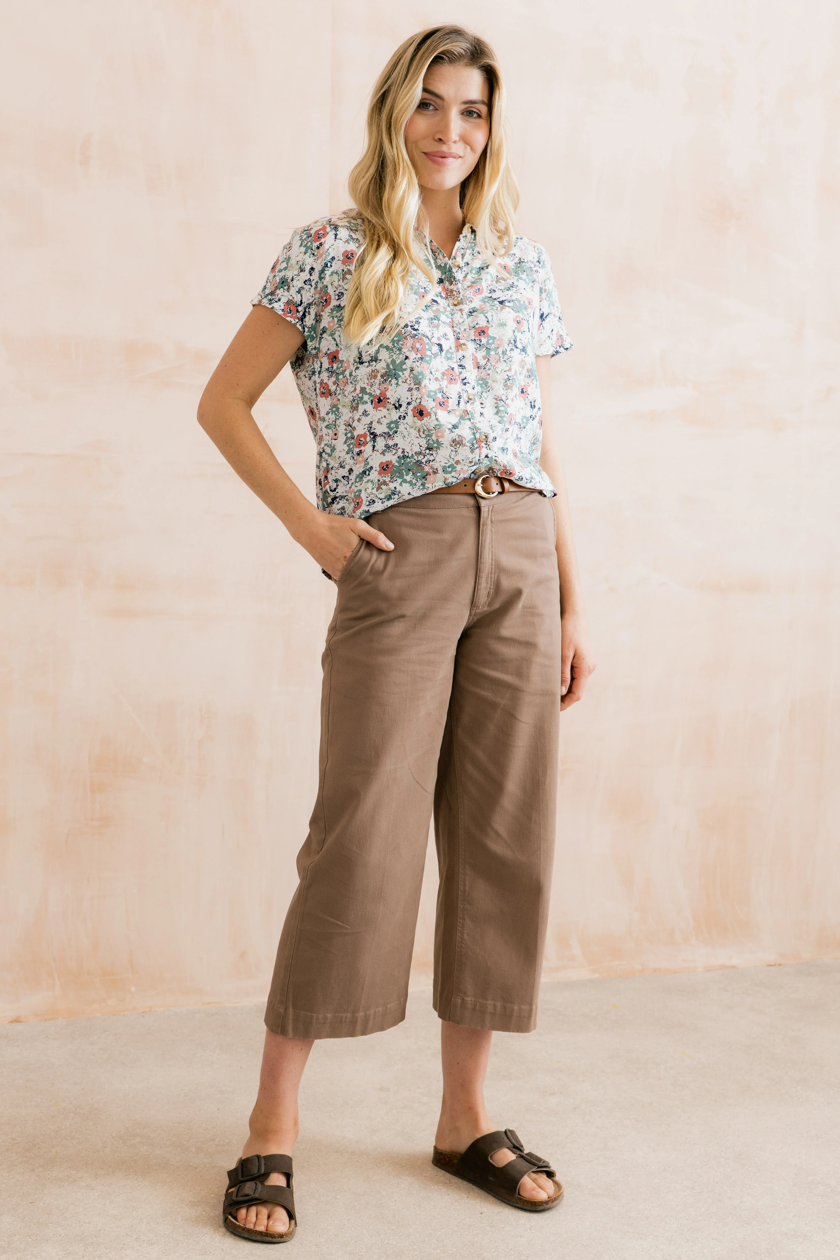 Saltgrass Printed Shirt Ecru - Image 7