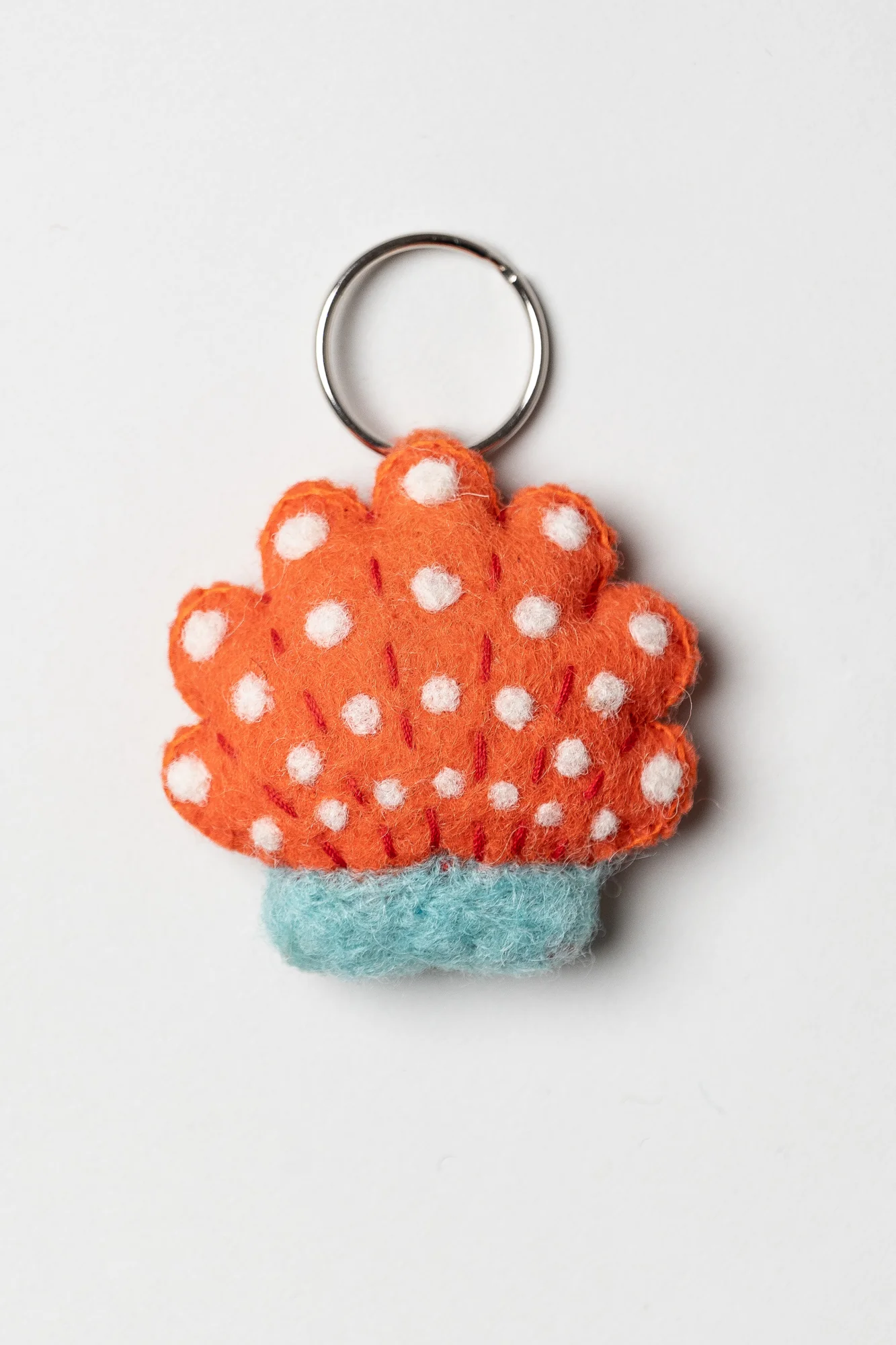 Sea Shell Felt Keyring - Image 3