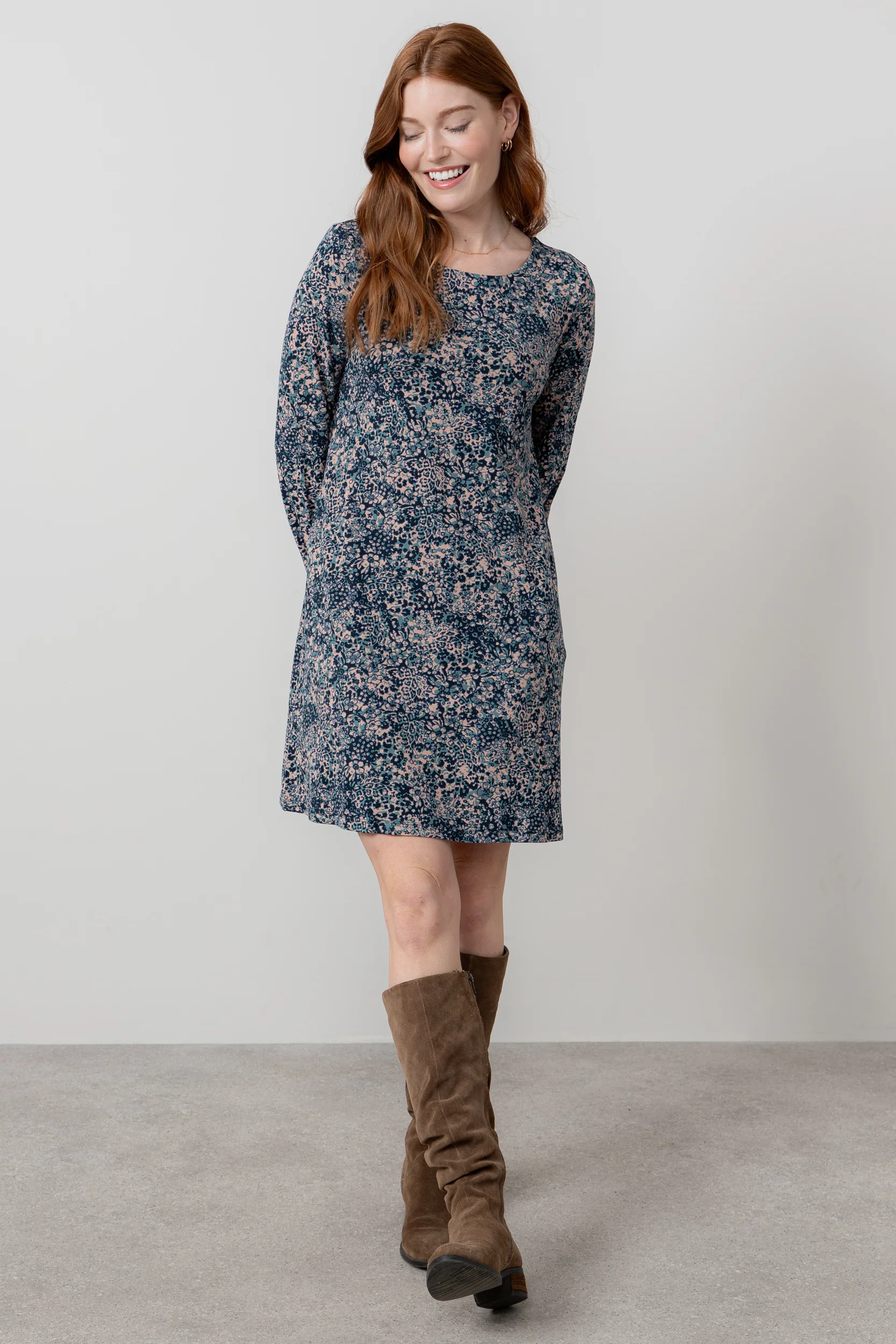 Spruce Swing Dress Sea Mist - Image 3