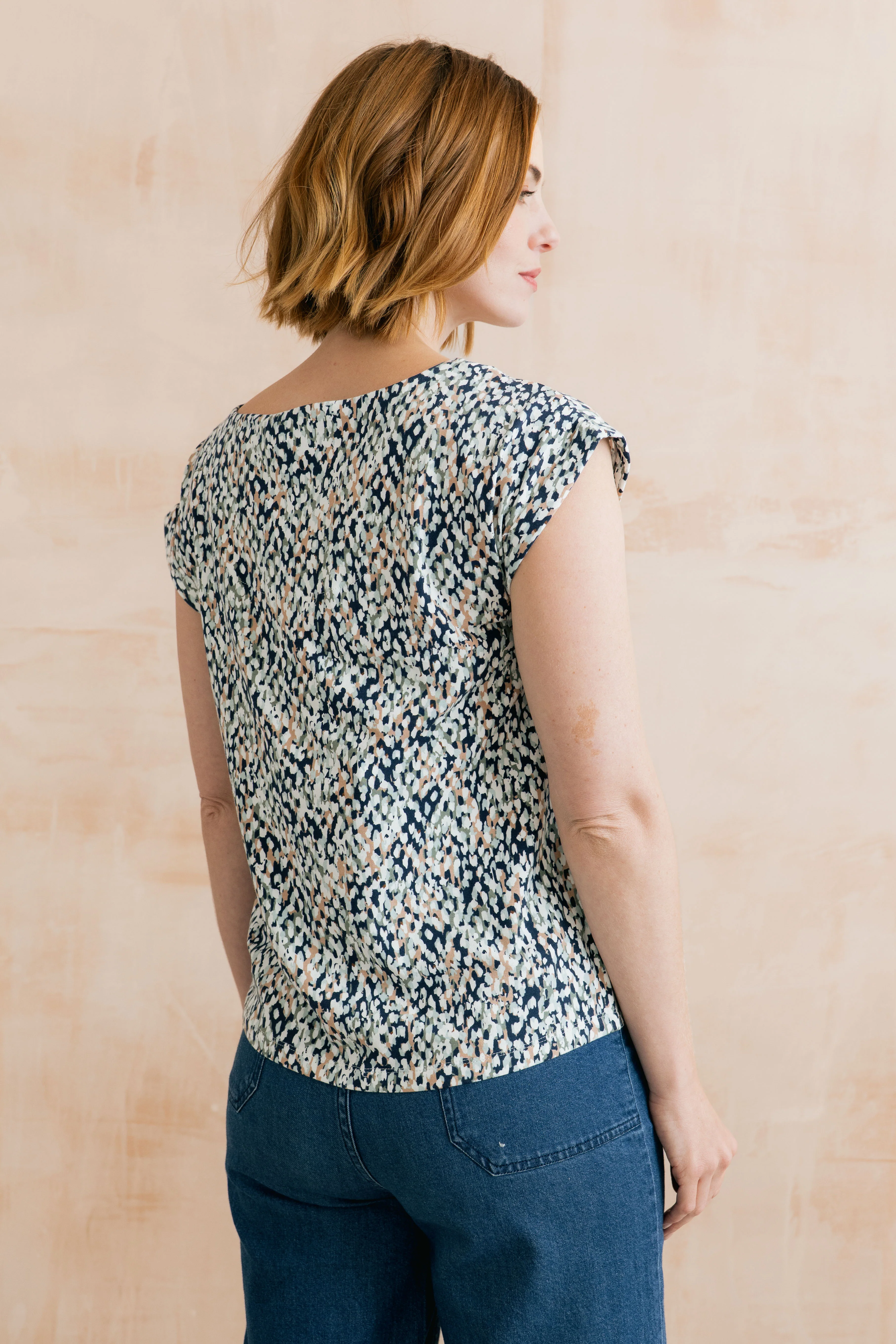 Sway Organic Cotton Jersey T-Shirt Restore Navy - Image 4