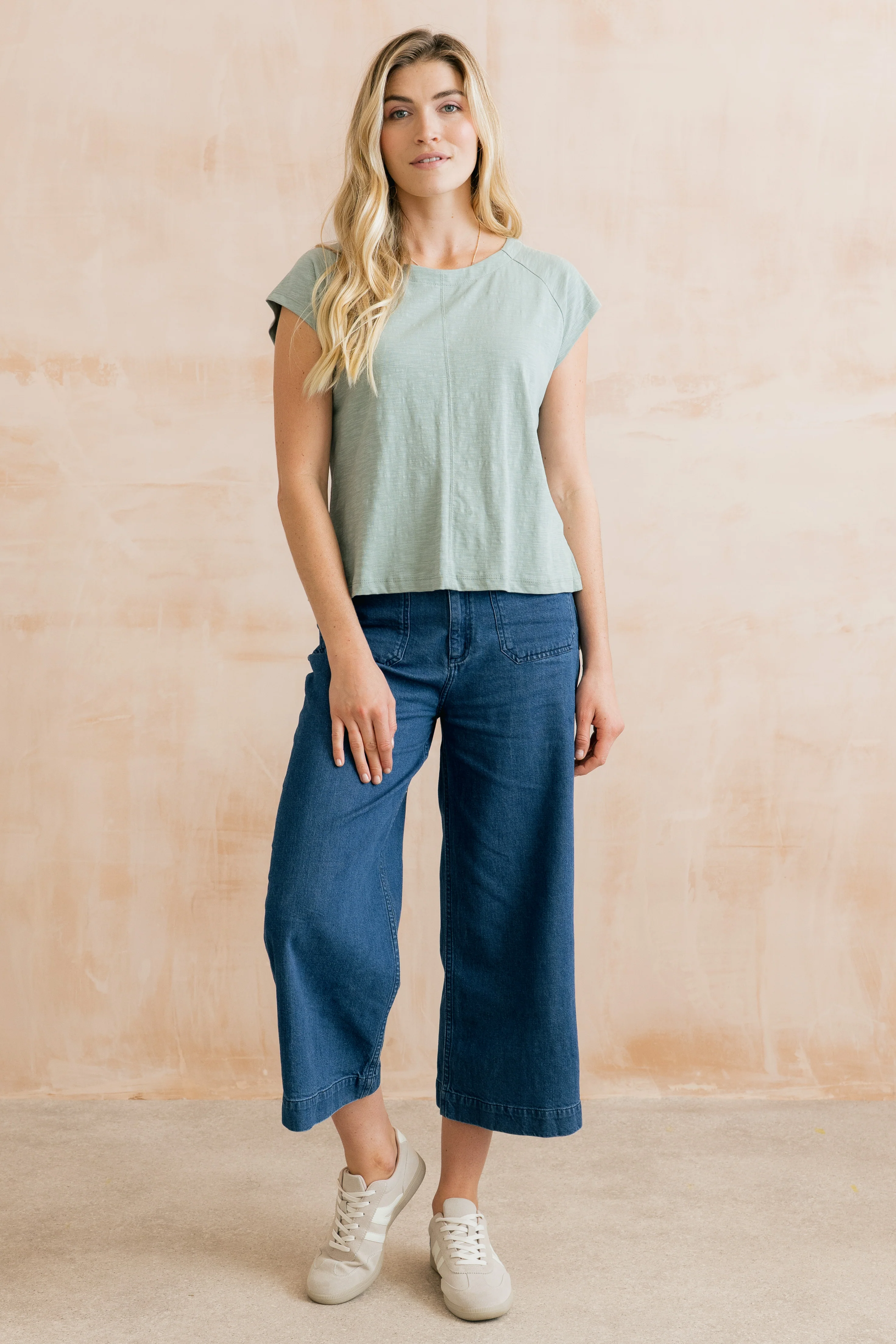 Tidal Organic Cotton T-Shirt Silver Sage - Image 6