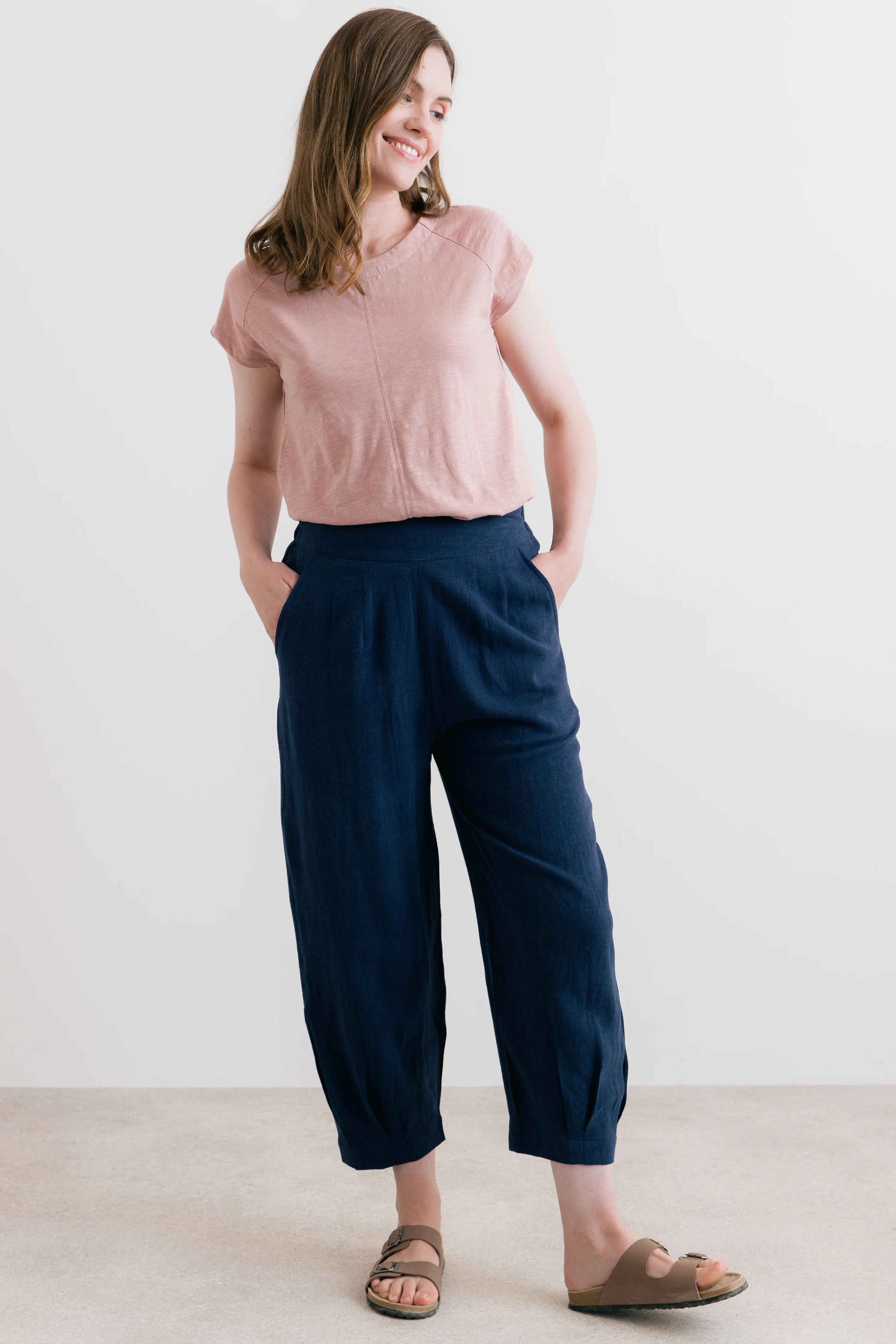 Tidal Organic Cotton T-Shirt Soft Pink - Image 3