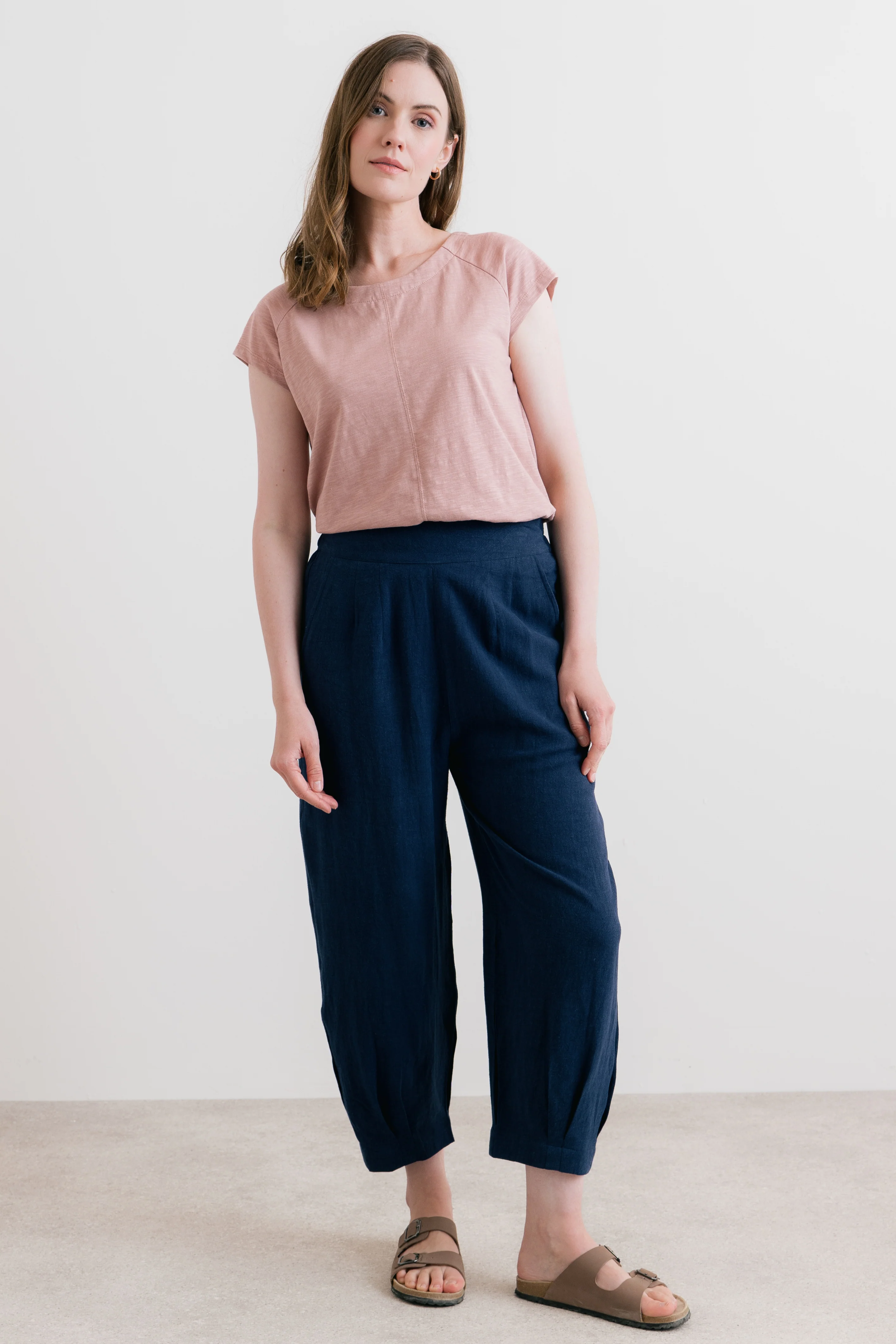 Tidal Organic Cotton T-Shirt Soft Pink - Image 7