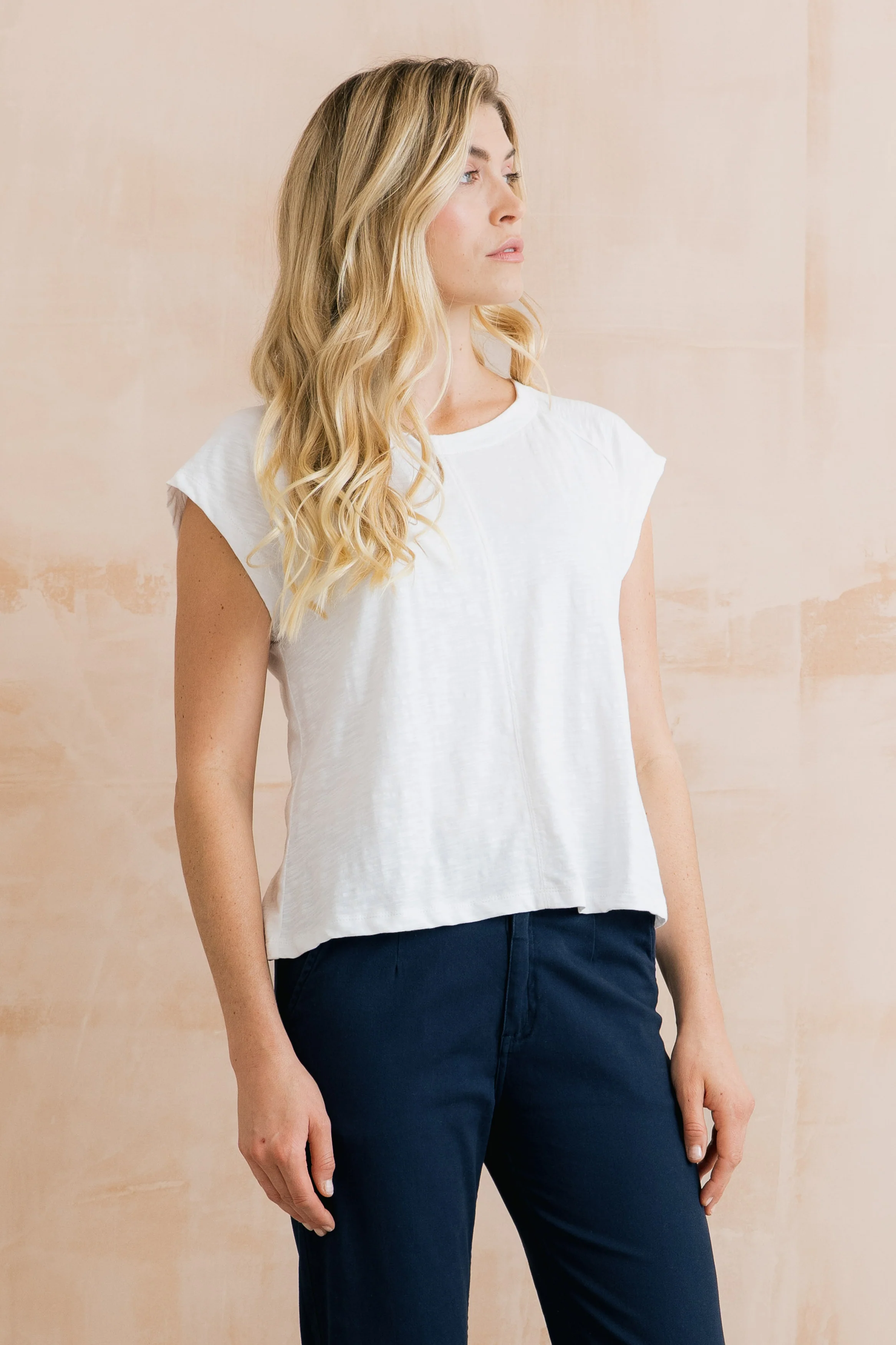 Tidal Organic Cotton T-Shirt White - Image 5