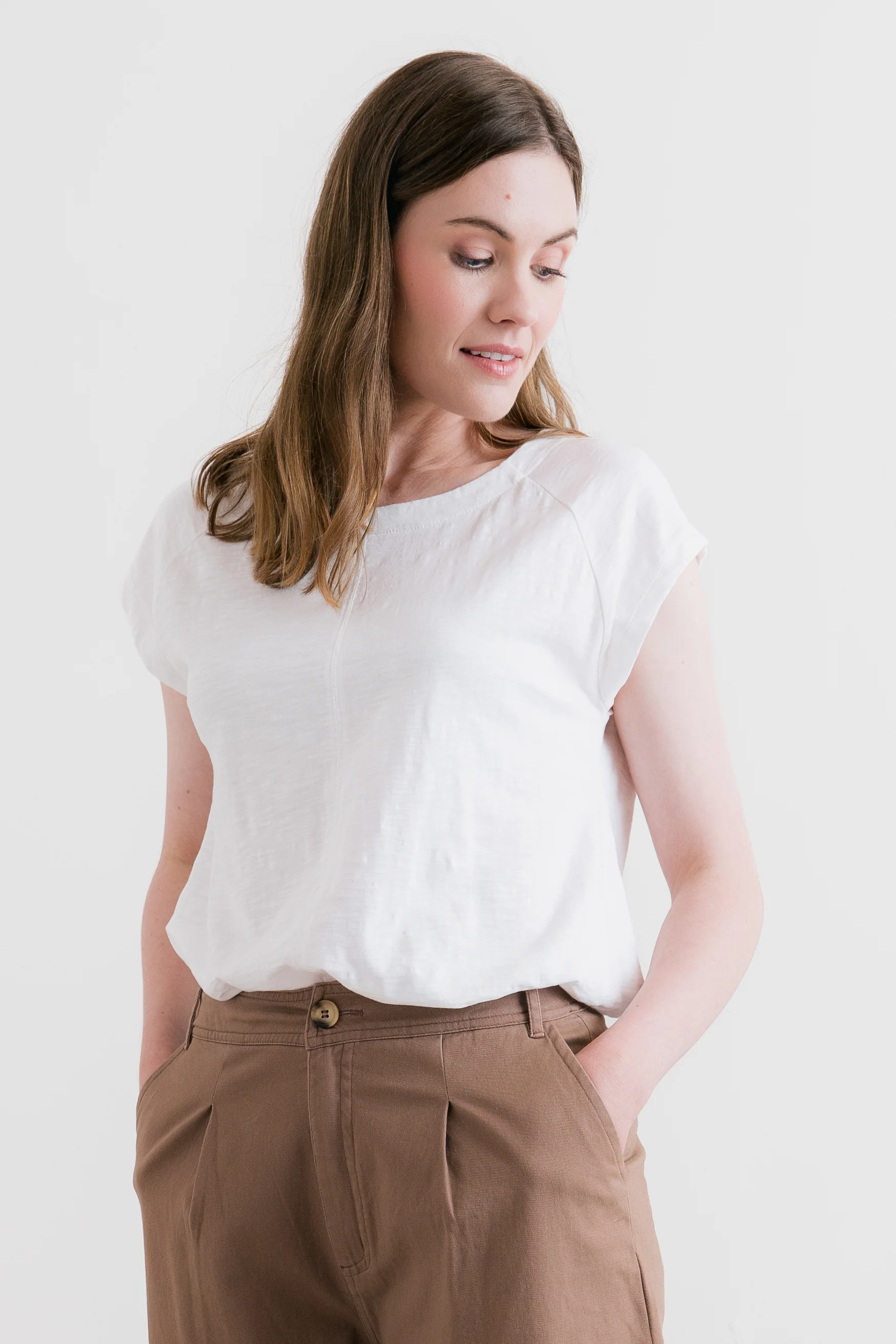 Tidal Organic Cotton T-Shirt White - Image 7