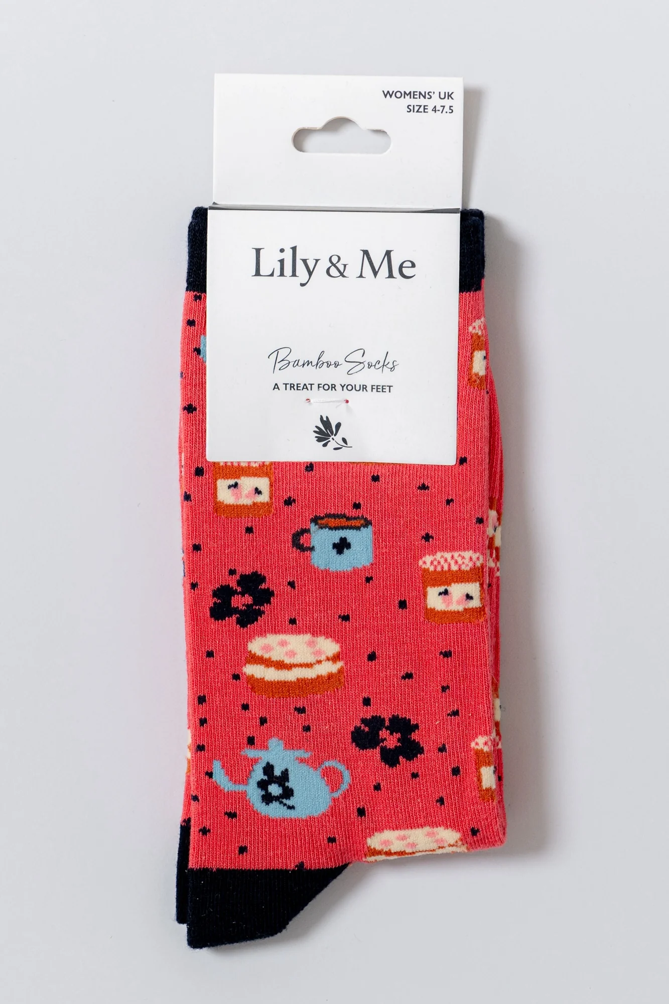 Time For Tea Sock And Keyring Giftbox - Image 3