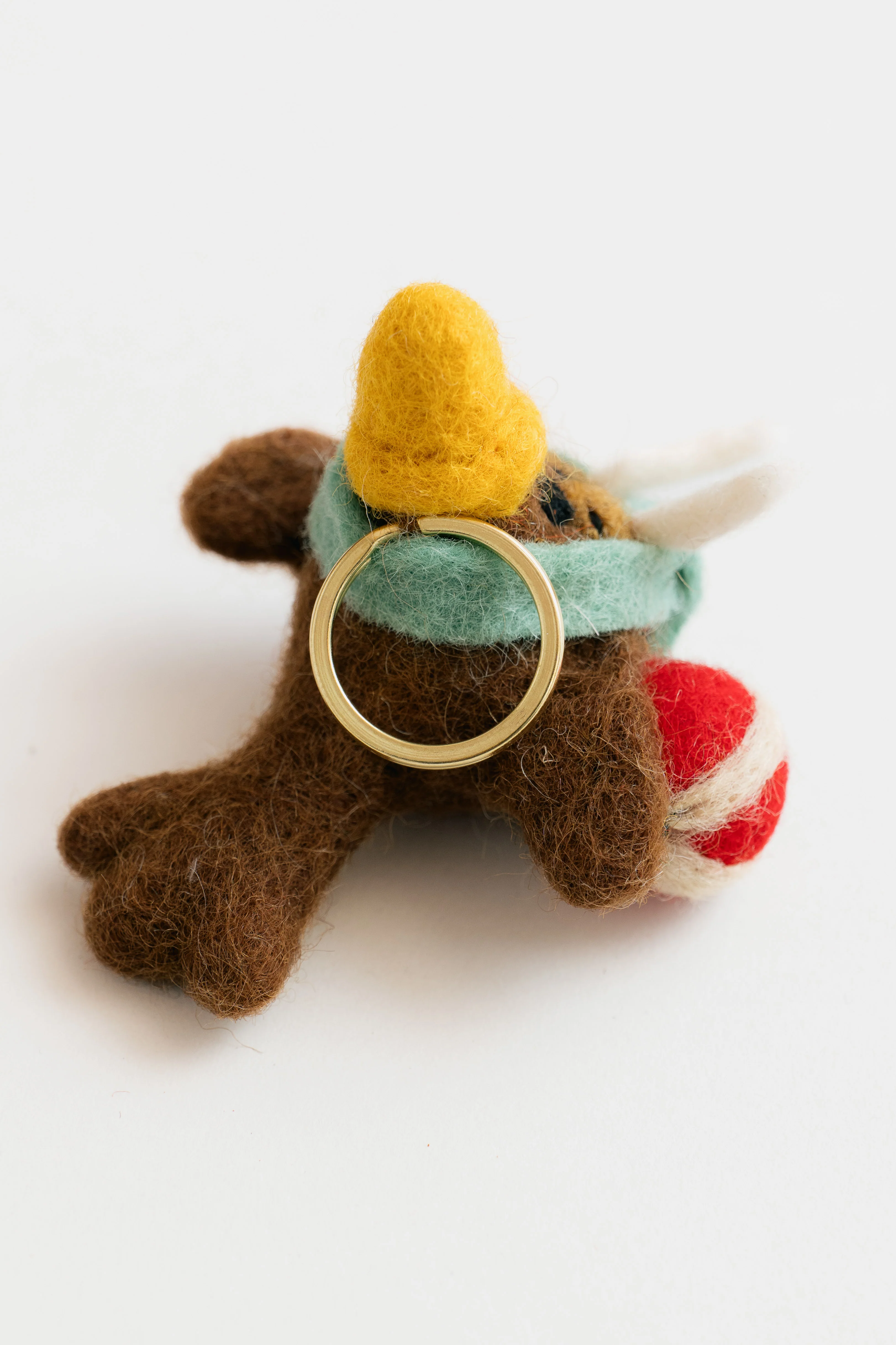 Wallace The Walrus Felt Keyring - Image 4