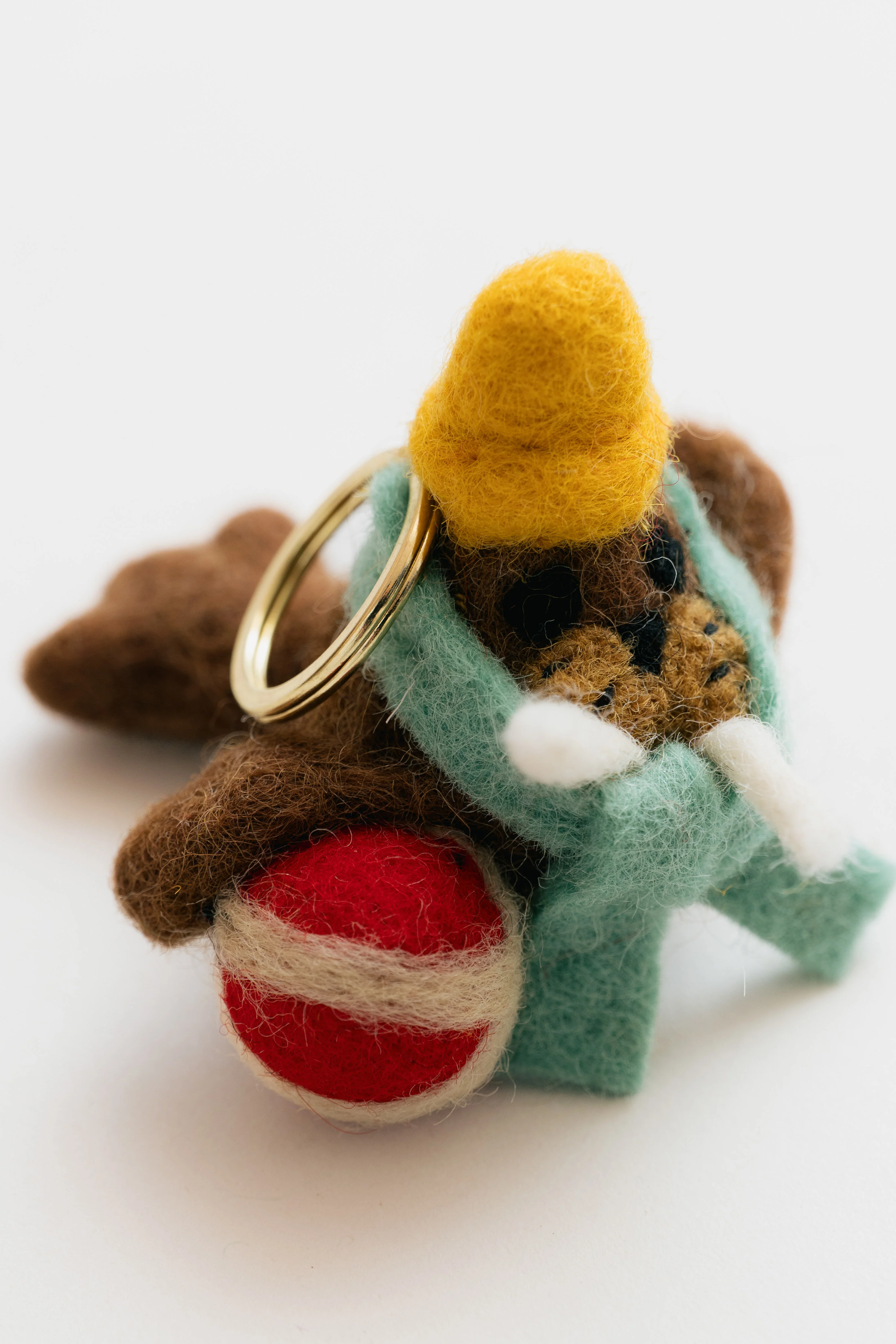Wallace The Walrus Felt Keyring - Image 5
