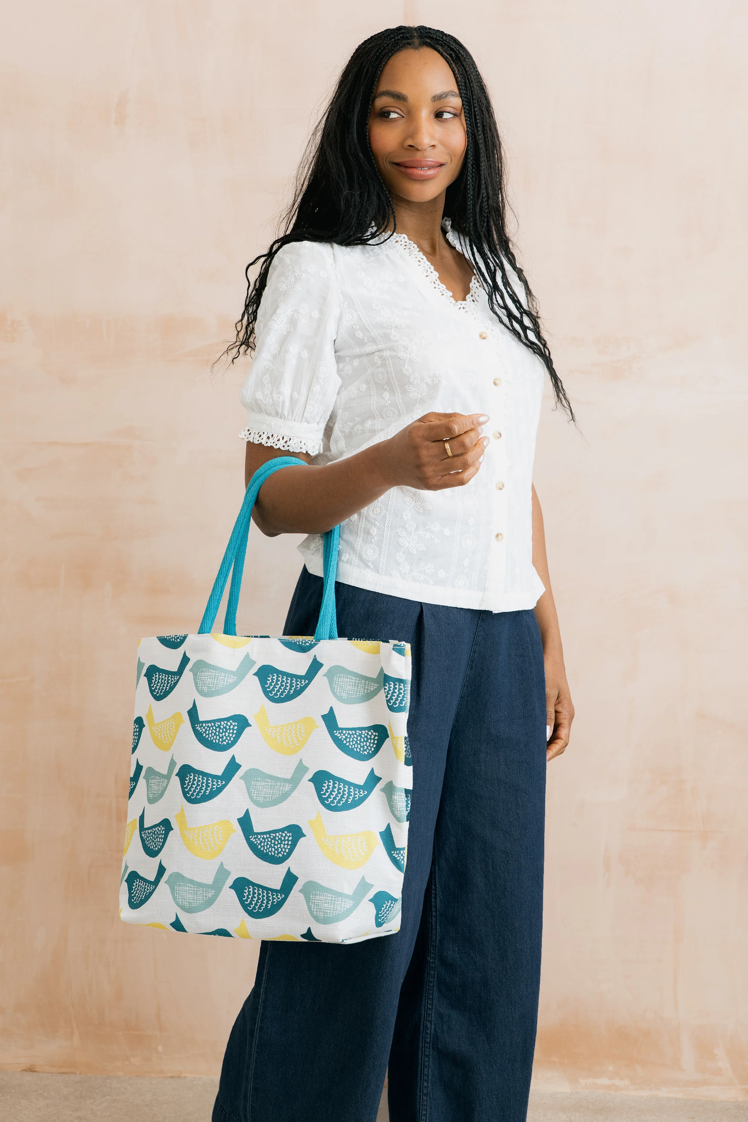 Winchcombe Birds Shopper Bag - Image 3
